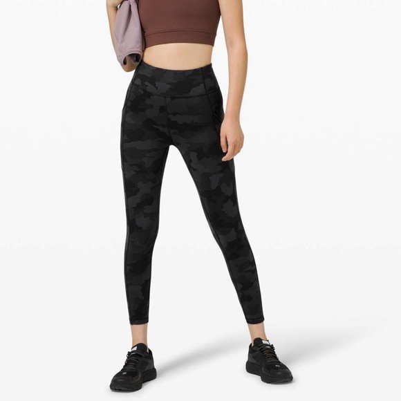 lululemon athletica Pants - Lululemon Invigorate High-Rise Crop 23" in Heritage 365 Camo Deep Coal Multi - 2